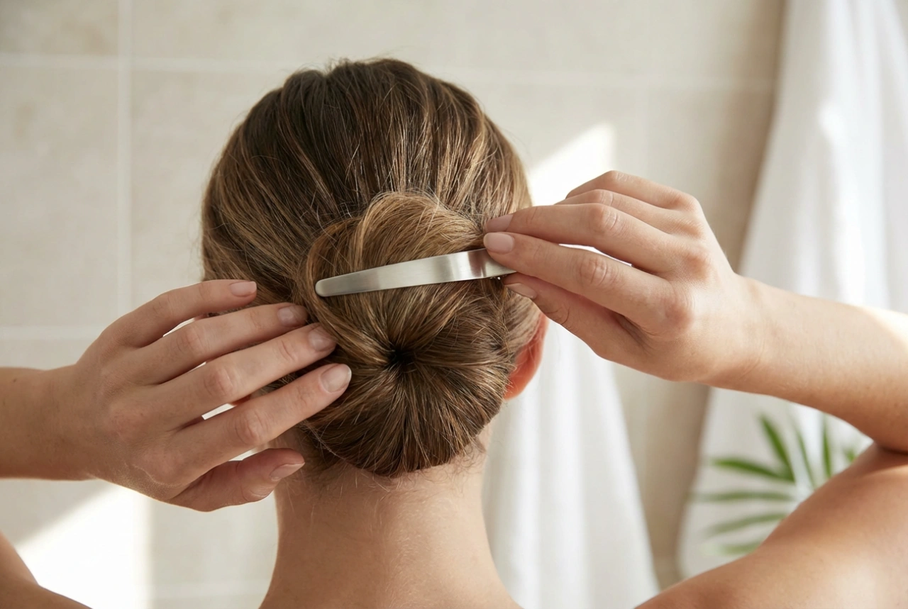 Fixation Sûre : Coiffures Faciles et Rapides avec une Pince