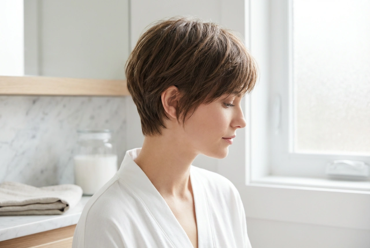 Comment coiffer les cheveux courts : volume et texture