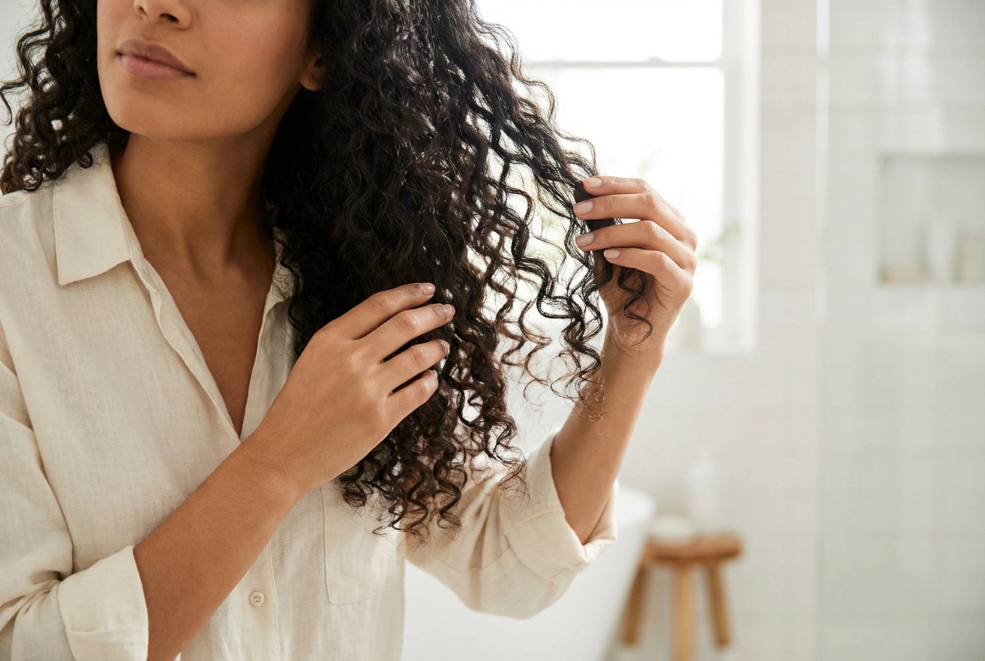 Comment couper et coiffer les cheveux bouclés : définition et ressort