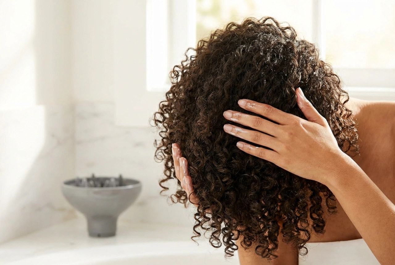 Coiffures pour cheveux bouclés : forme, diffuseur et fixation