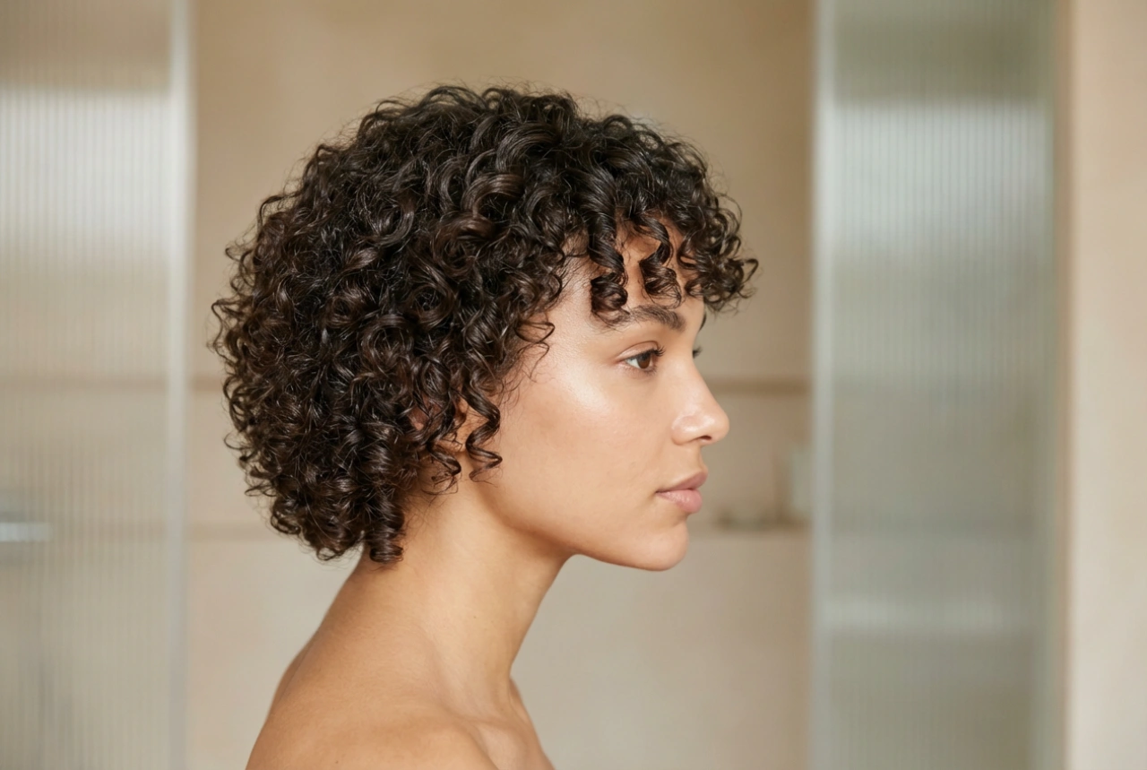 Cheveux courts et bouclés : coiffures et astuces anti-frisottis