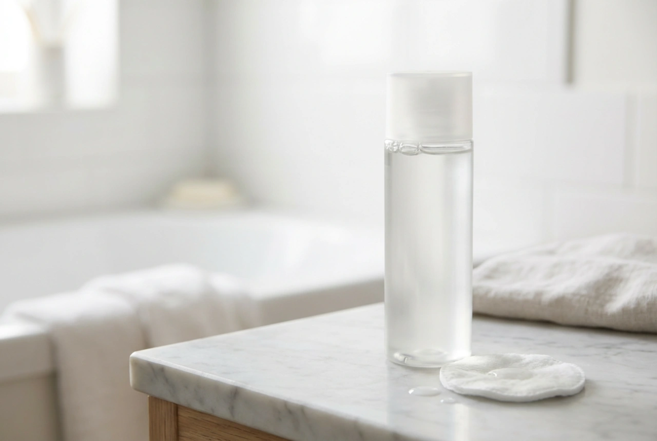 Fluide nettoyant pour le visage : différences avec le gel et utilisation pratique