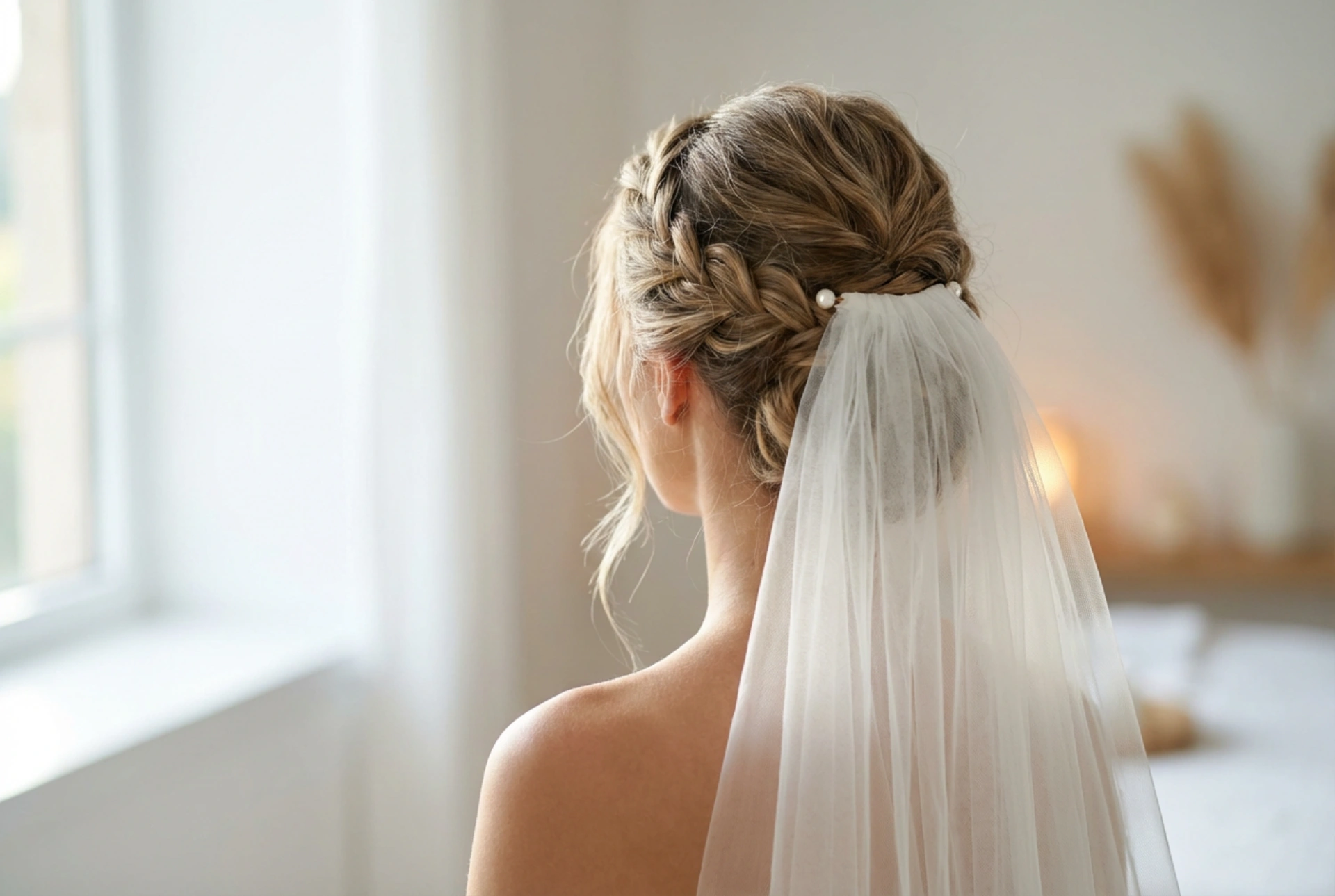 Voile sans souci : des coiffures de mariage avec voile qui tiennent
