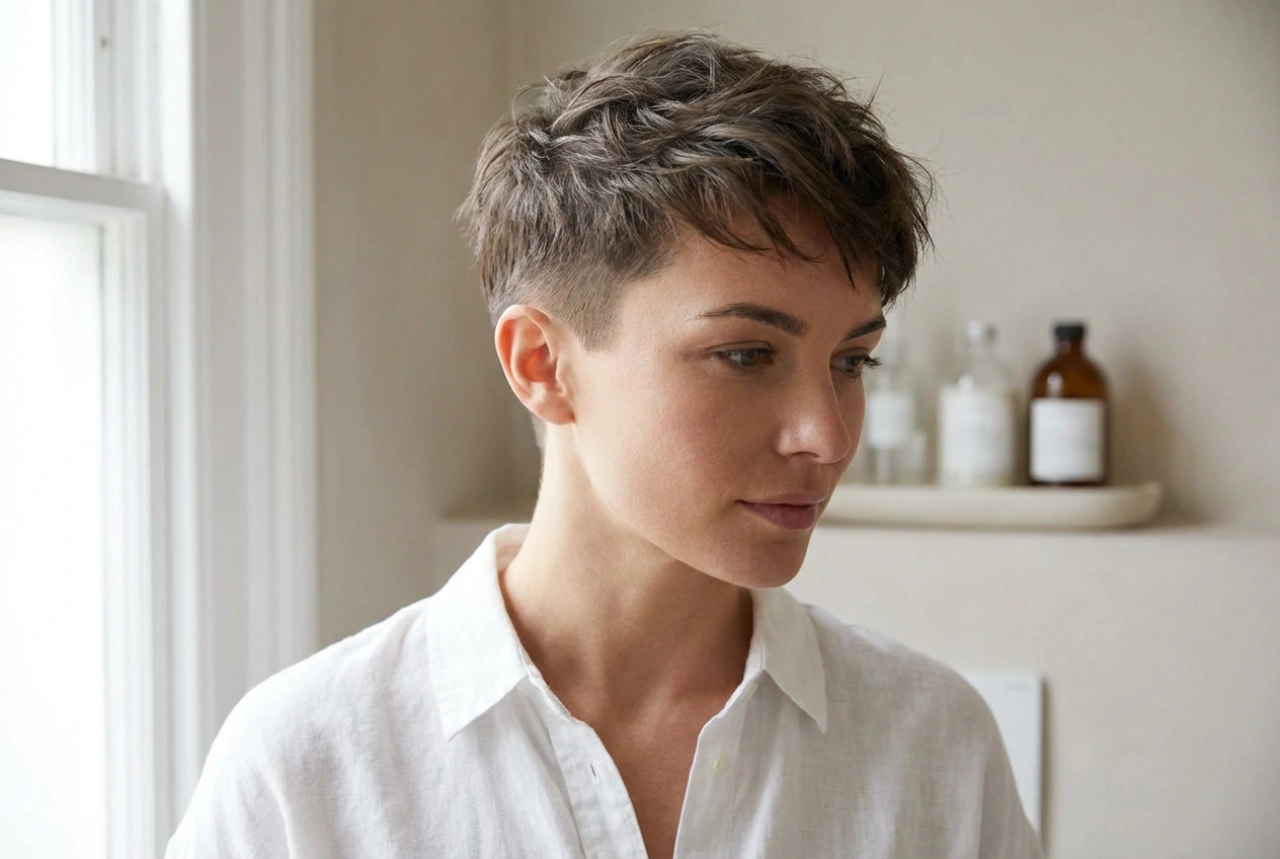 Un look audacieux au quotidien : coiffures avec côtés rasés et finition