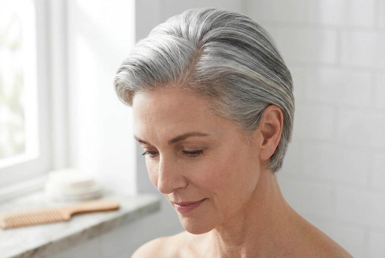 Cheveux courts gris : comment révéler leur éclat et les coiffer avec style