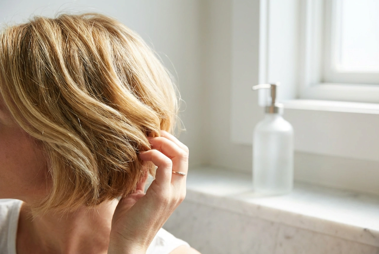 Cheveux courts blonds : protection de la couleur et coiffage simple au quotidien