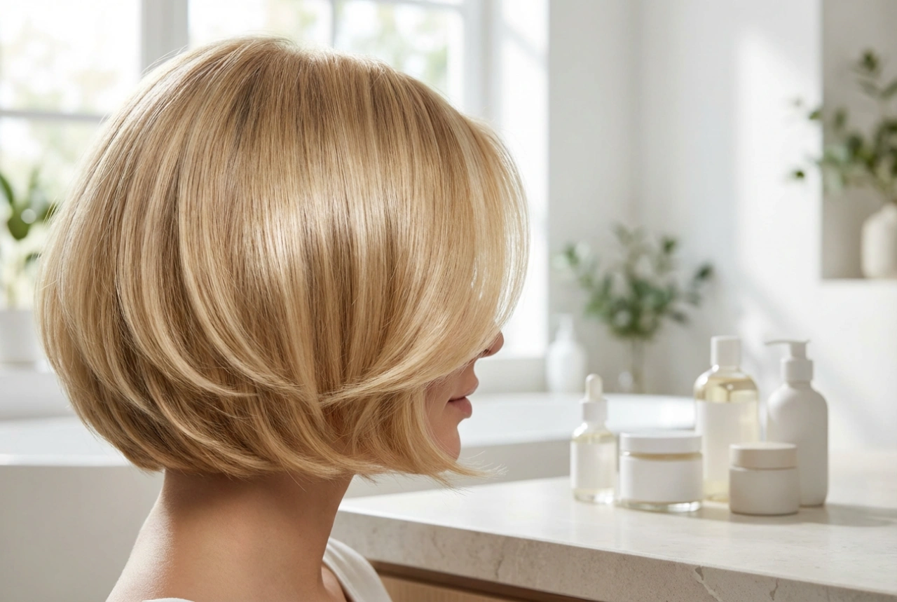 Bob court blond : comment ajouter brillance et volume sans abîmer les cheveux