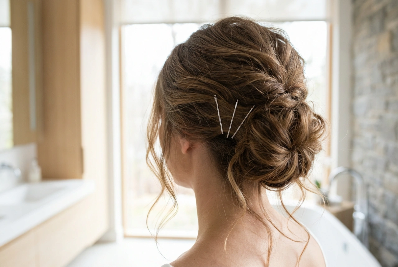 Chignons flous et coiffures lâches : astuces pour du volume, des épingles et une fixation durable