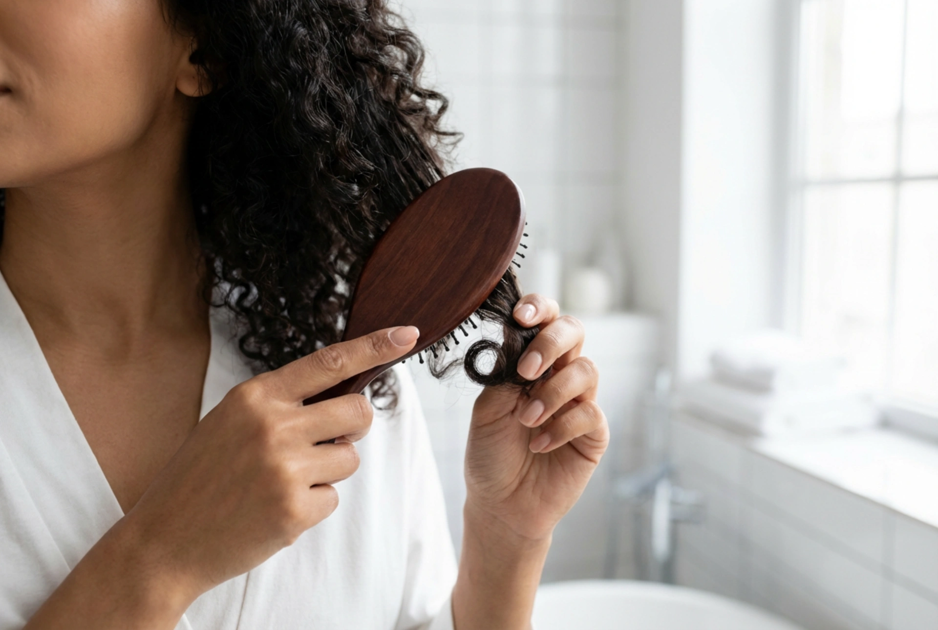 Coiffage des cheveux bouclés sans frisottis : définition et tenue des boucles