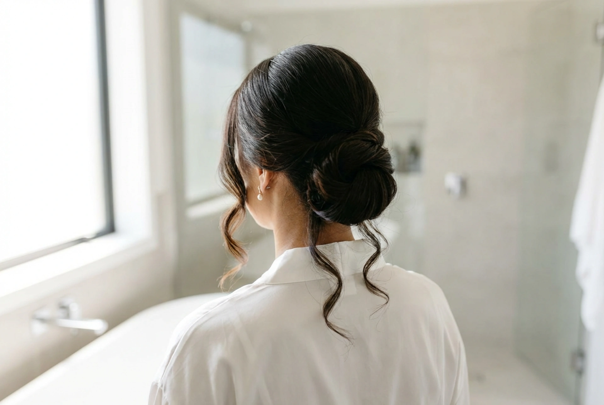 Coiffure rapide pour un mariage : demi-chignons élégants, boucles et chignon bas