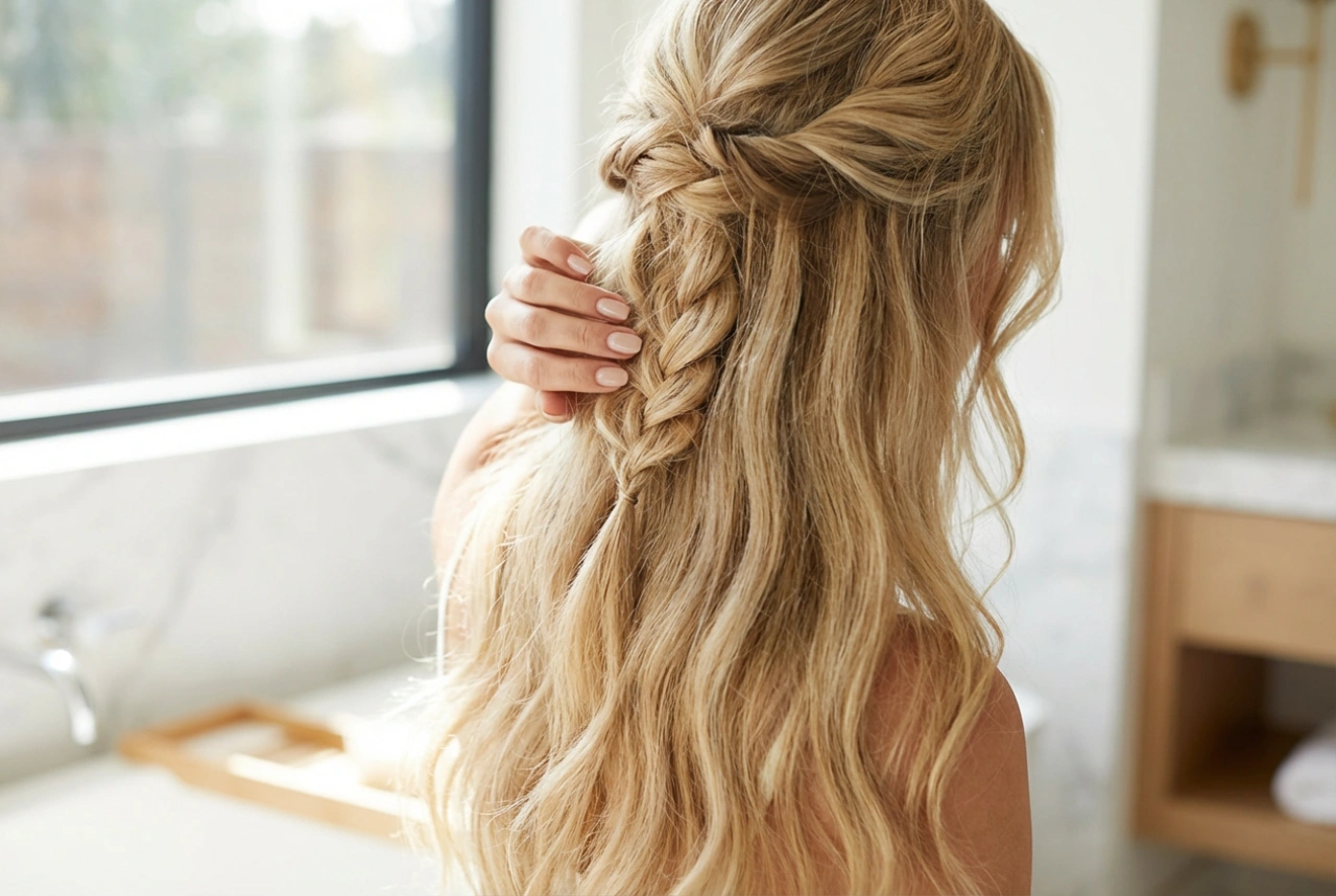 Coiffures pour cheveux longs : ondulations, tresses et chignons pour débutantes