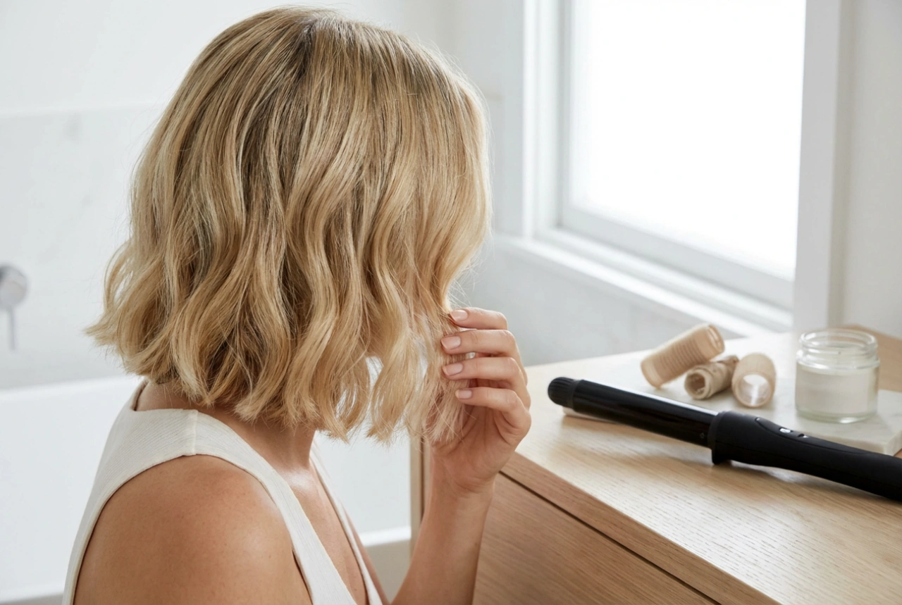 Ondulations sur cheveux courts : fer à boucler, lisseur et méthodes sans chaleur
