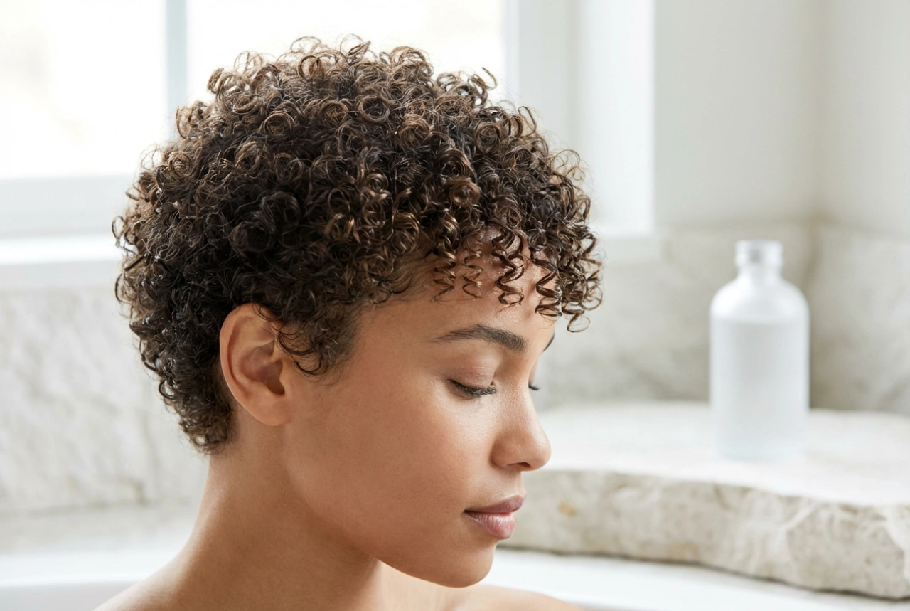 Cheveux bouclés très courts : coiffage, définition des boucles et soin