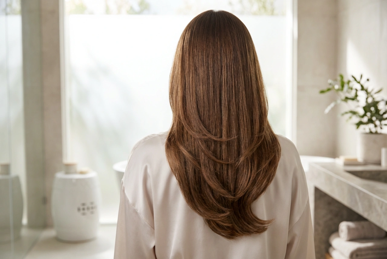 Coupes pour cheveux longs : dégradés, forme en U et coiffage quotidien