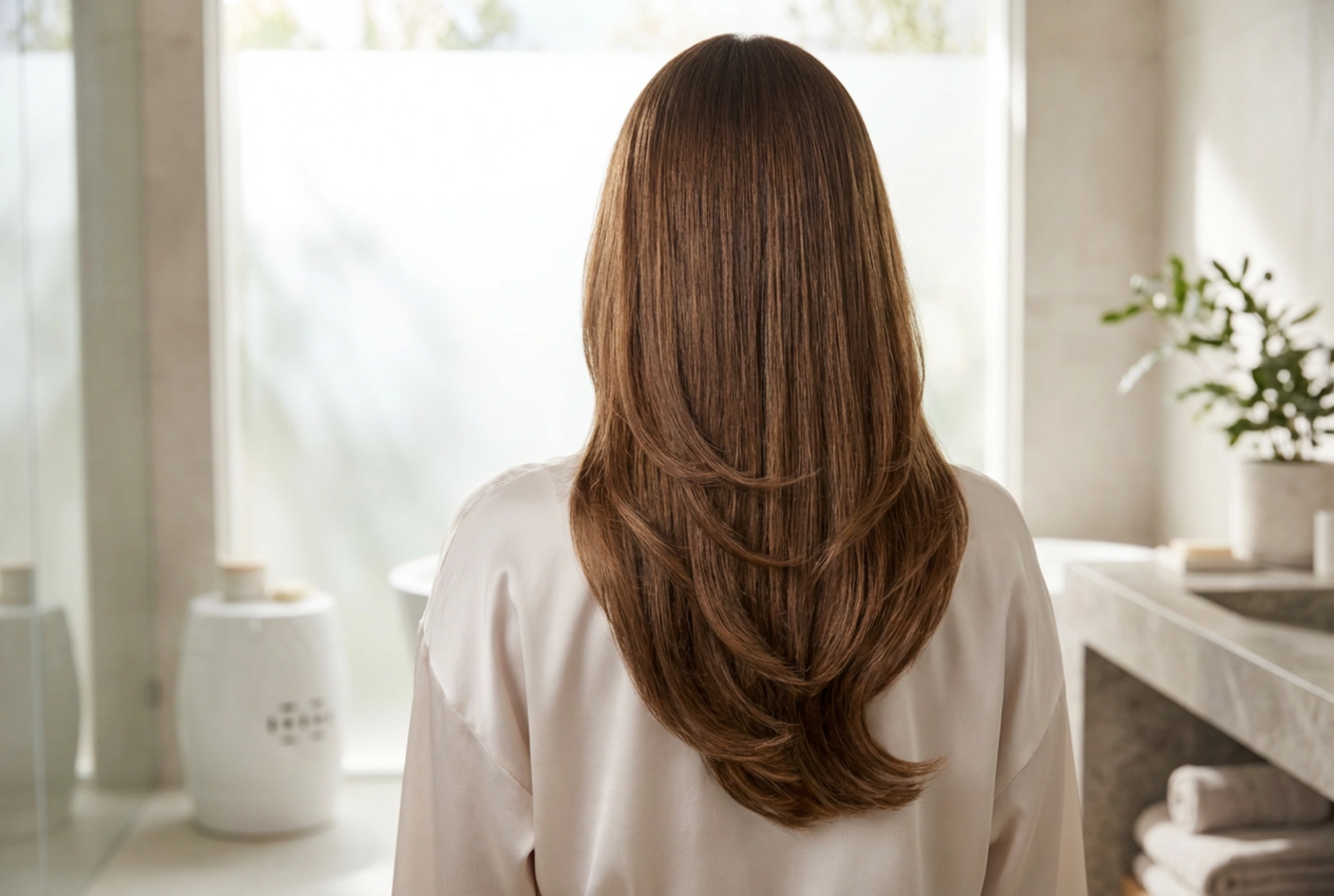 Coupes pour cheveux longs : dégradés, forme en U et coiffage quotidien