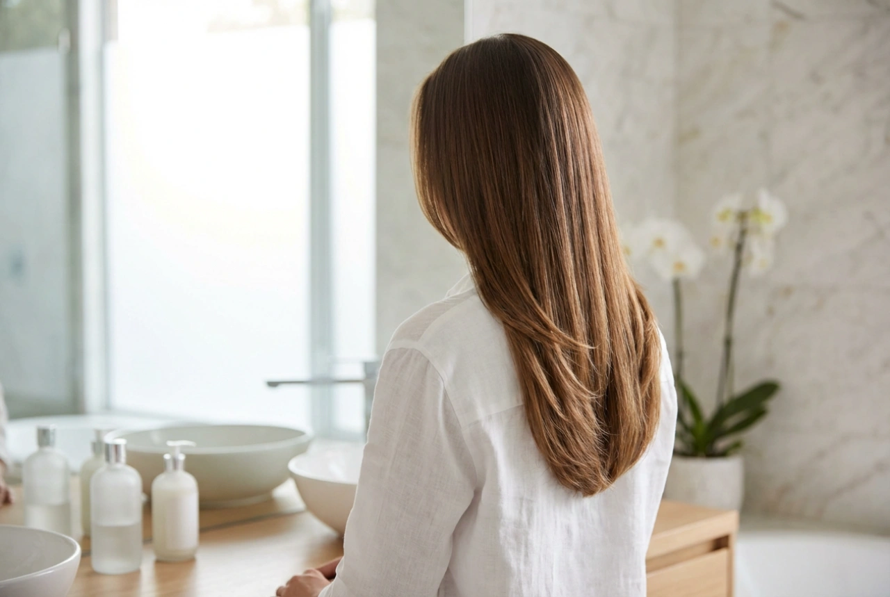 Coupes pour cheveux longs : dégradé, forme en U et soin des pointes