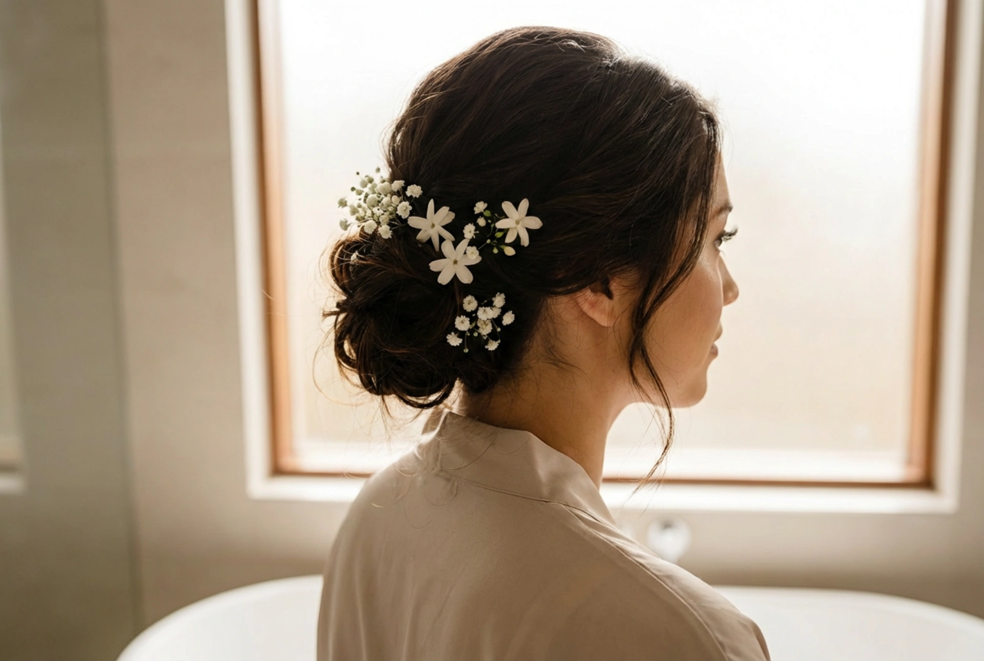 Chignons délicats pour un mariage : préparation des cheveux et instructions pas à pas