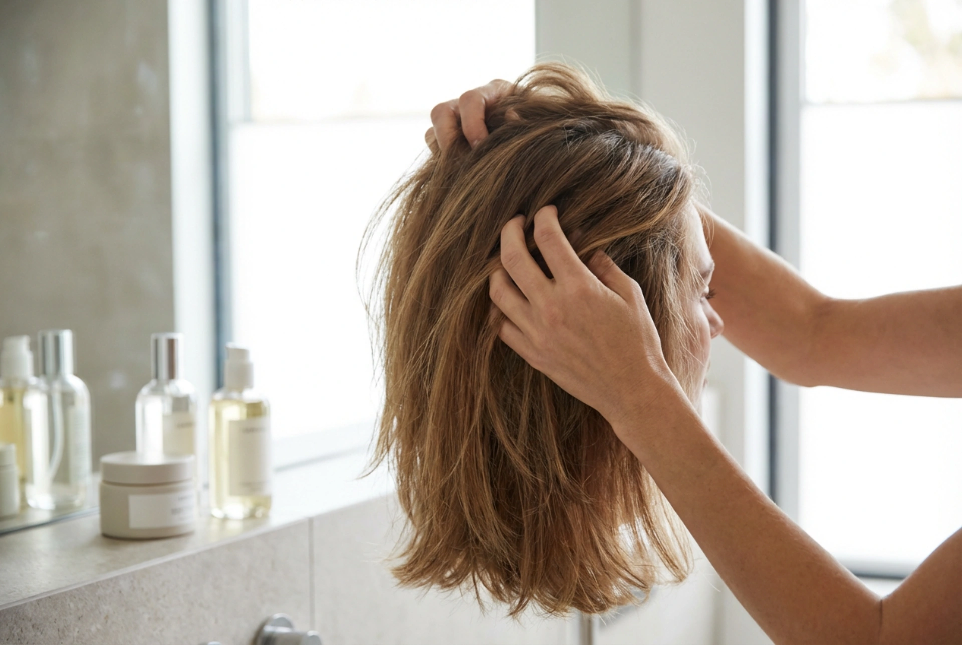 Volume aux racines pour cheveux mi-longs : conseils de coiffure à domicile