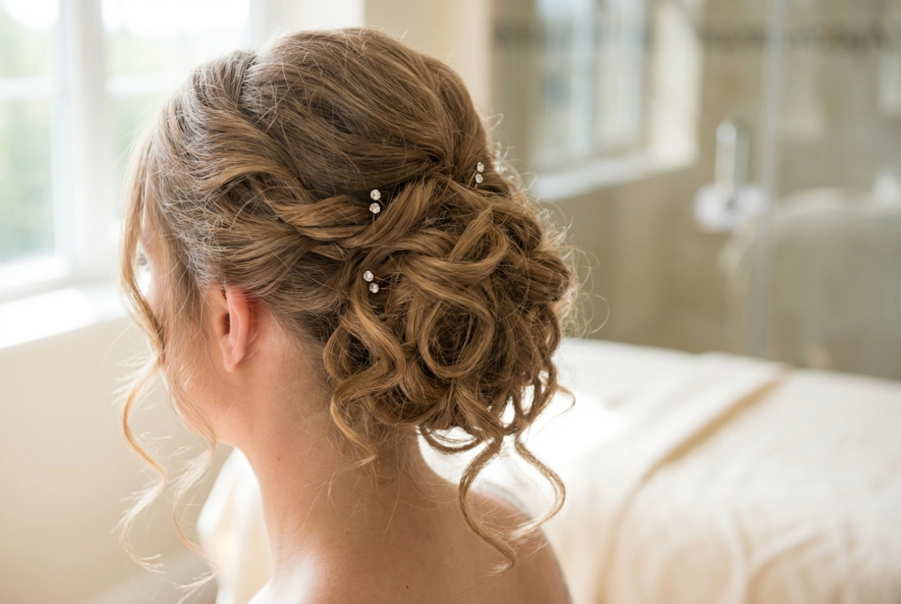 Coiffure de mariage : boucles durables, chignons et accessoires