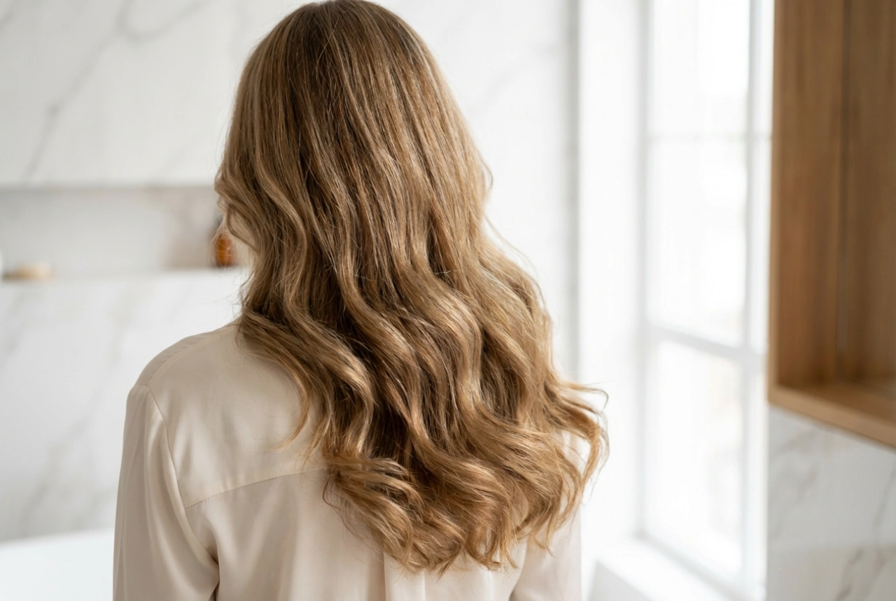 Coiffure pour femme de 50 ans : cheveux longs, volume et lignes douces