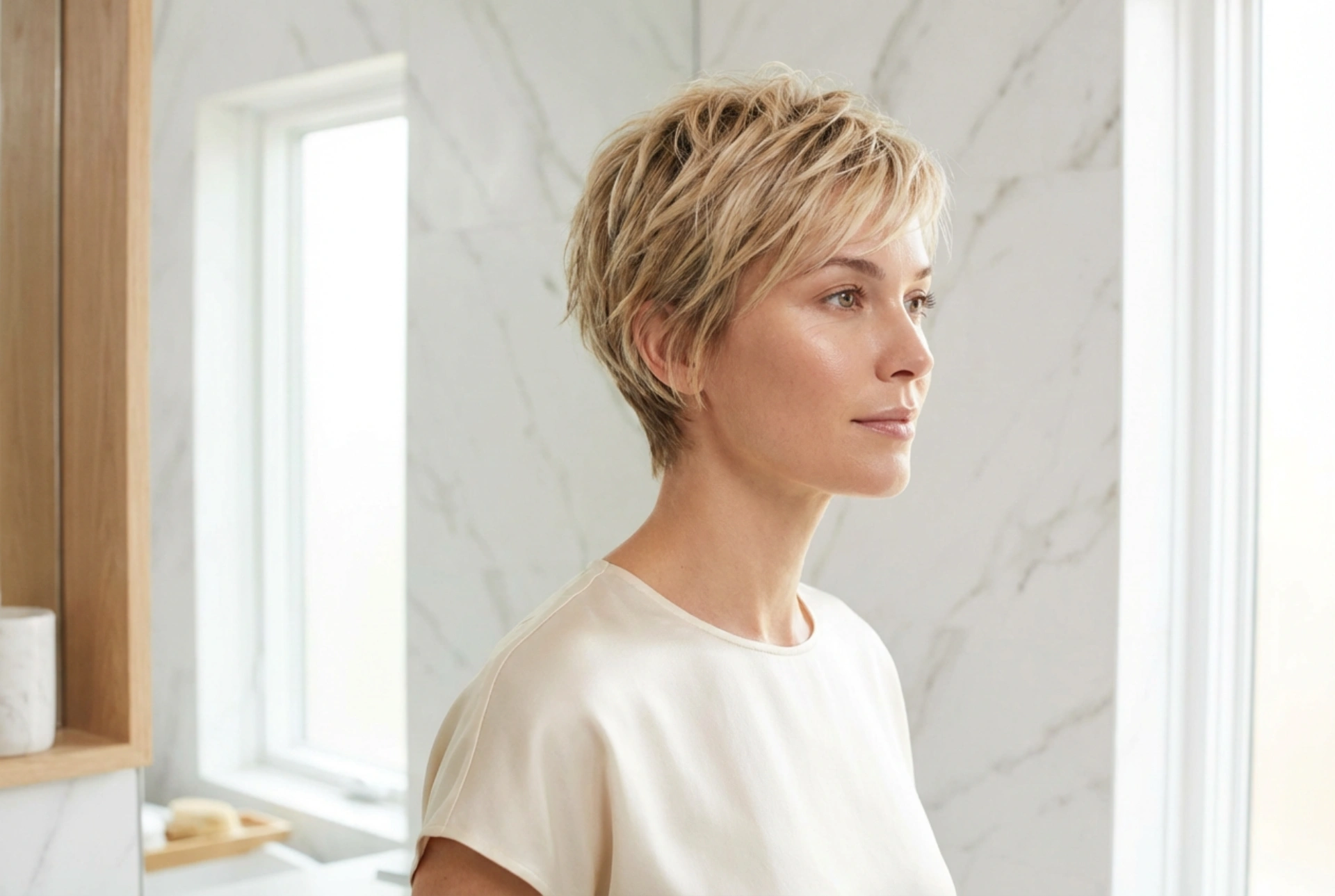 Coiffure pour femme de 50 ans : cheveux courts, légèreté et coiffage facile