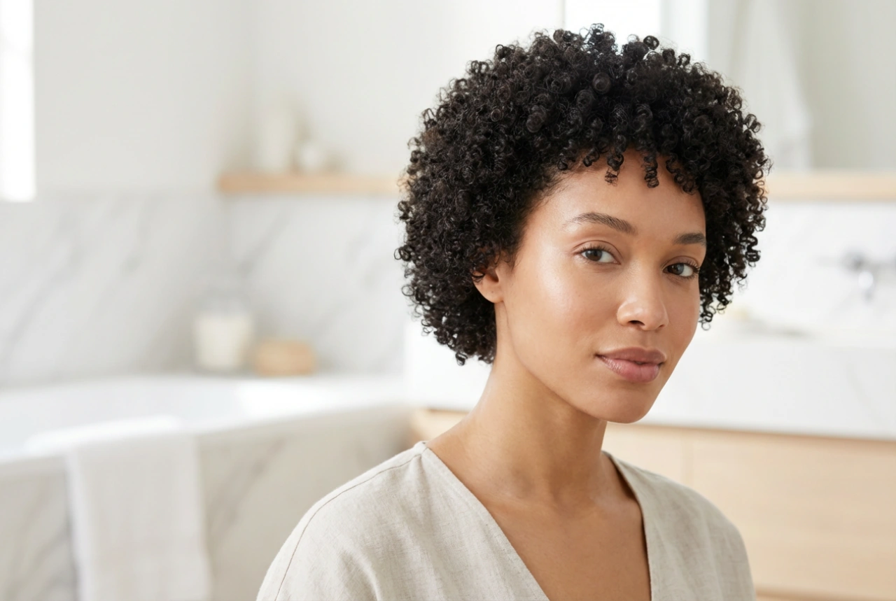 Boucles naturelles : coiffure pour cheveux courts sans frisottis
