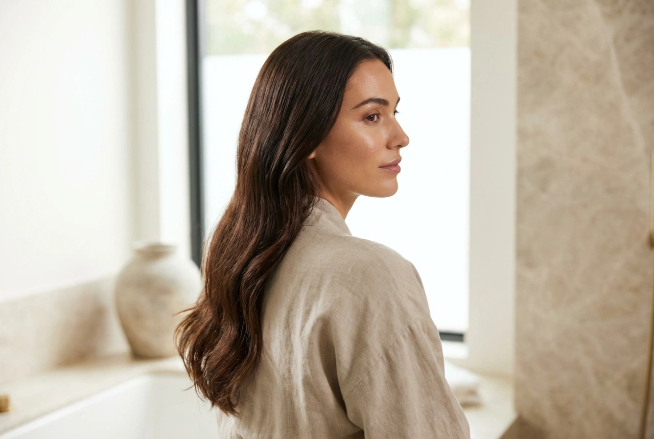 Cheveux lisses et brillants : l'art d'un lissage naturel sans effet carton