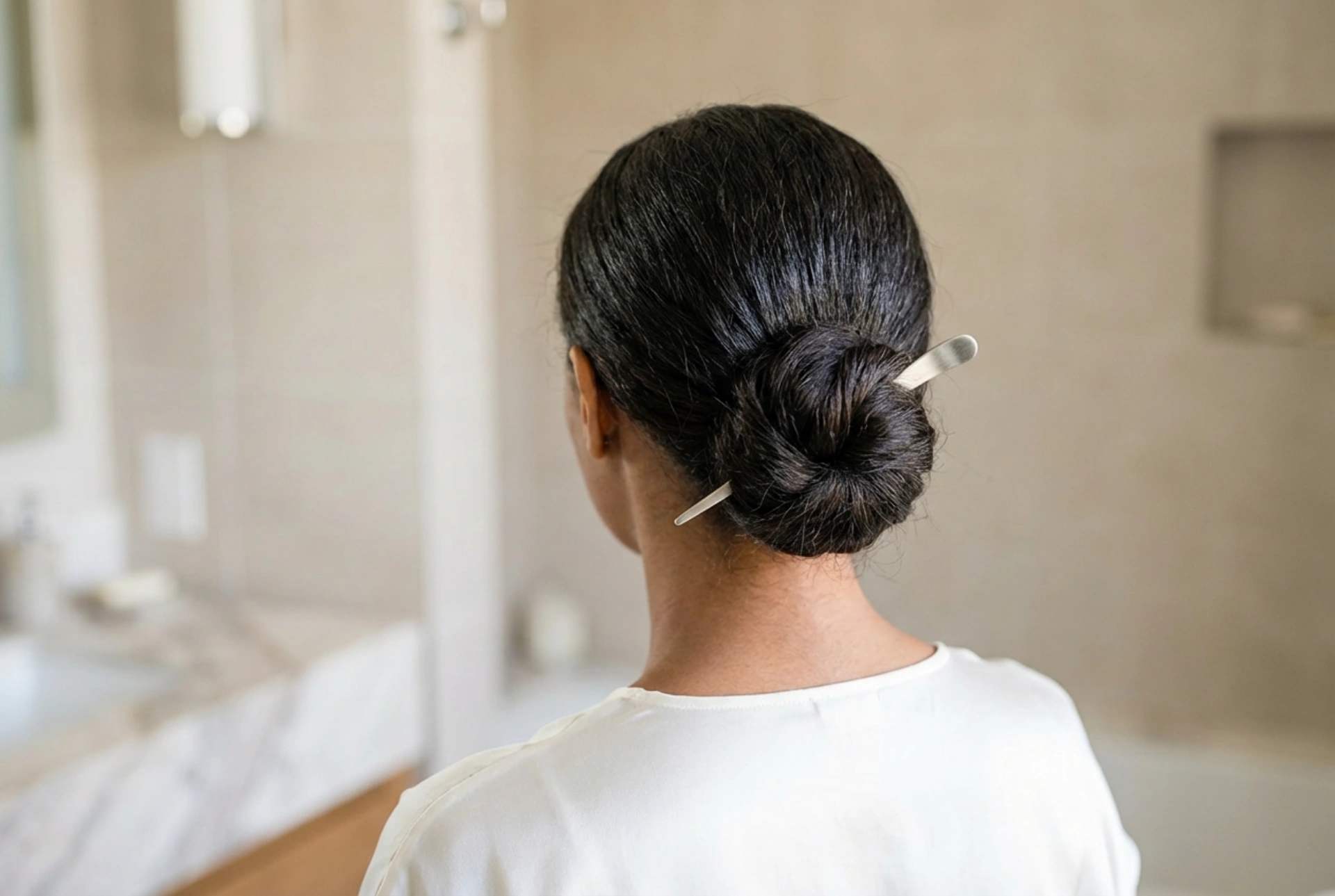 Chic et simple pour la mairie : une coiffure de mariage civil durable et confortable