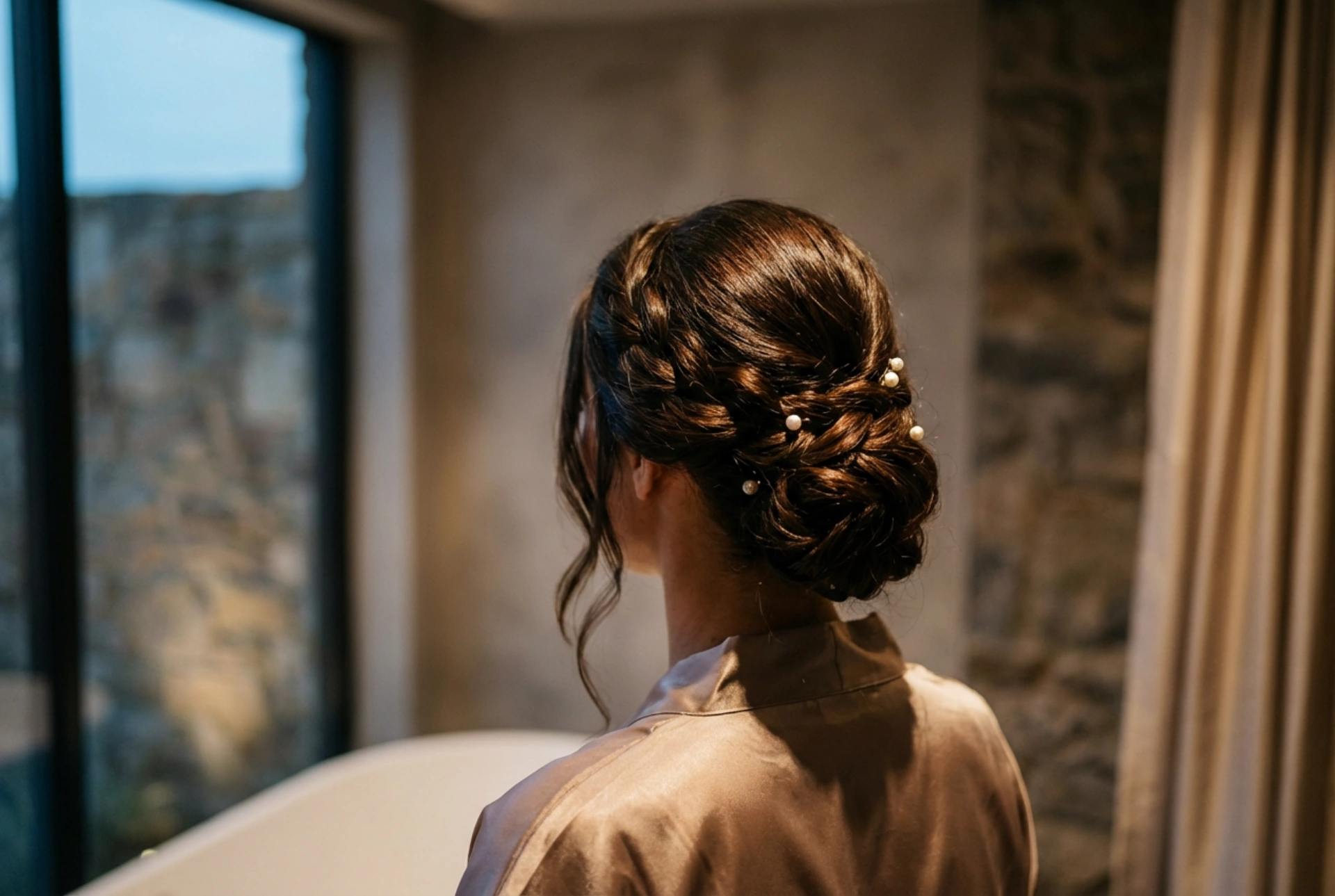 Toute la nuit sans retouches : coiffure de bal pour cheveux longs