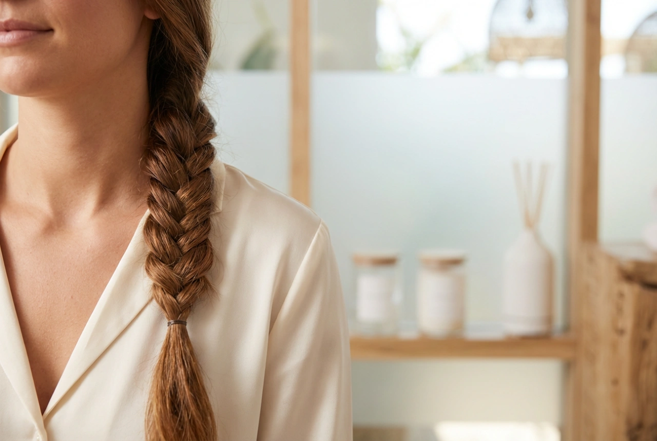 Coiffure avec tresse sur le côté : étape par étape de la raie aux finitions