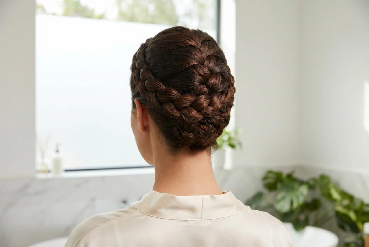 Coiffure avec tresse pour un mariage : tresses élégantes et fixation durable