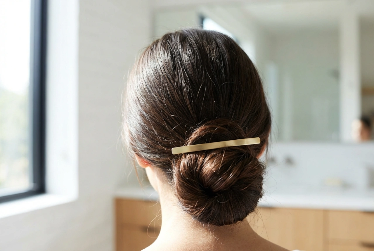 Coiffure avec barrette étape par étape : chignons rapides pour le quotidien