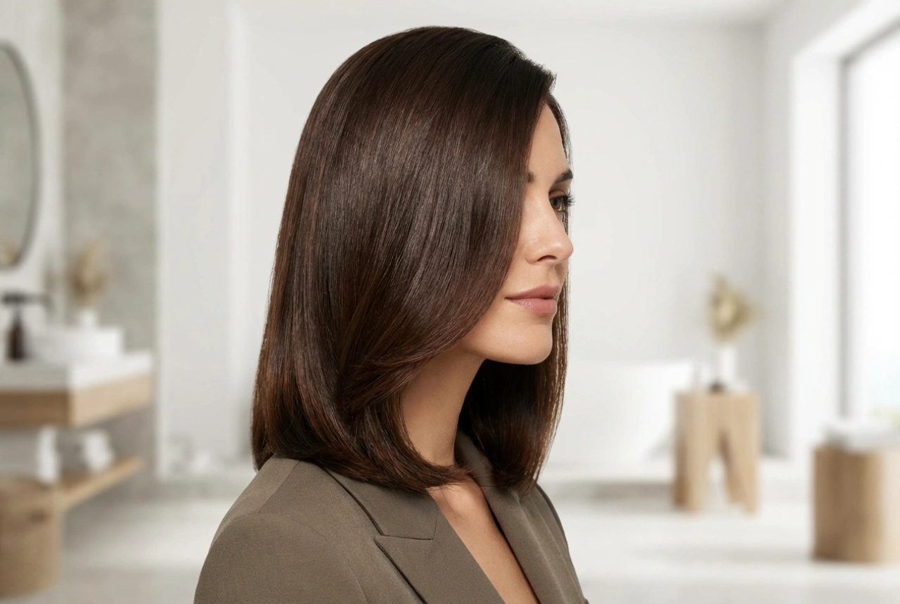 Travail et bureau : coiffures pour le travail sur cheveux mi-longs étape par étape