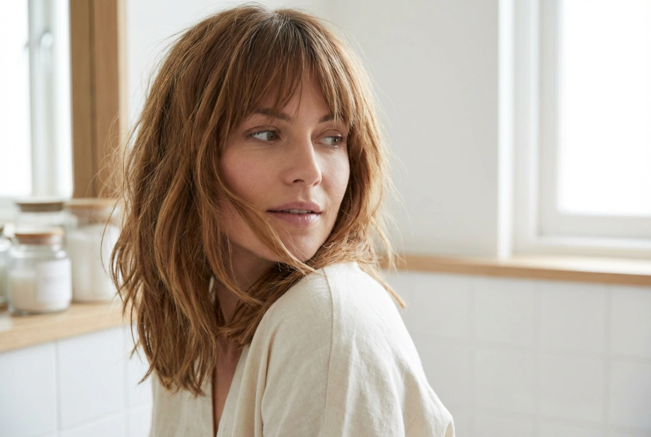 Comment coiffer un long bob avec frange : coiffures quotidiennes