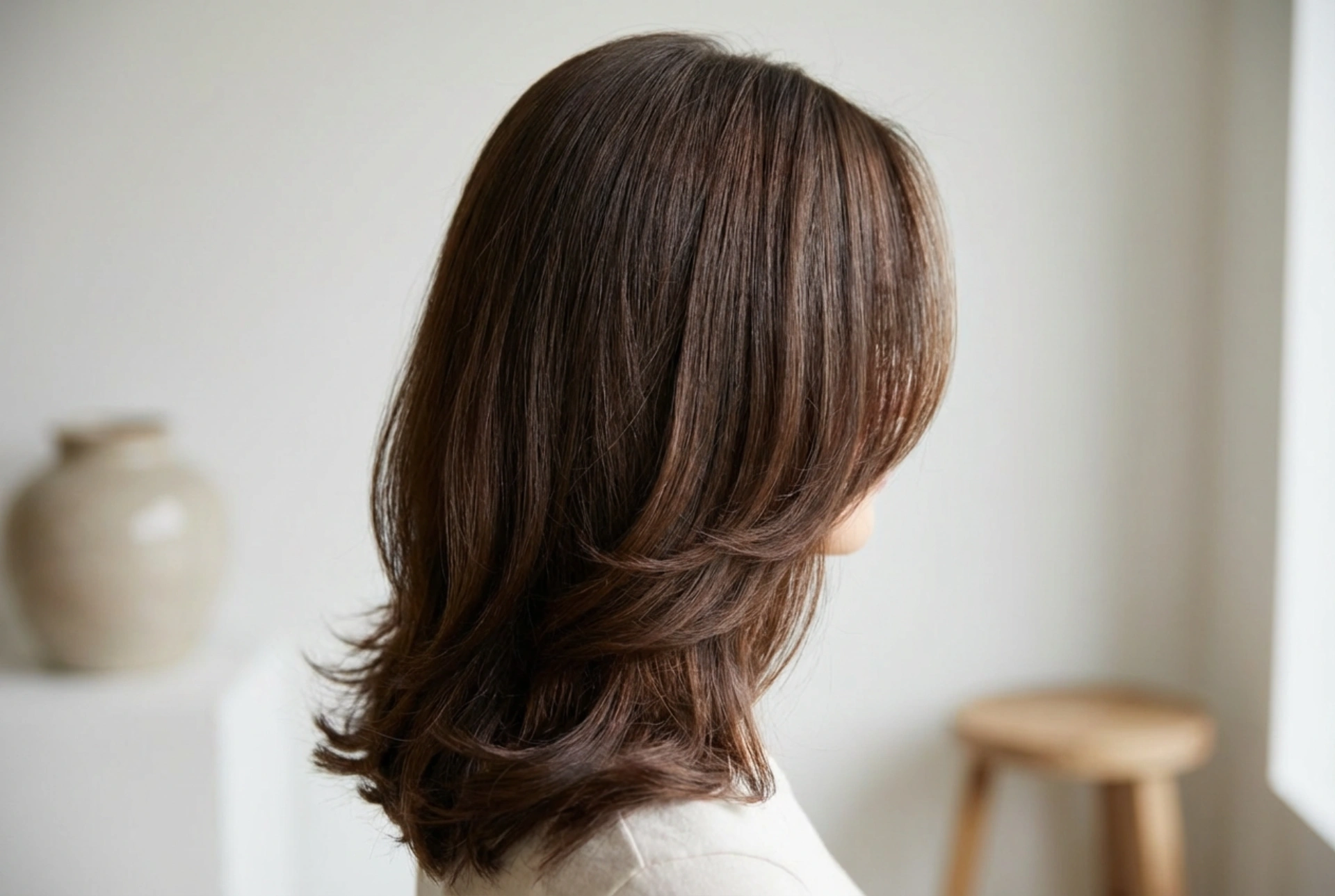 Coupes de cheveux en cascade : coiffer les couches, volume et lissage