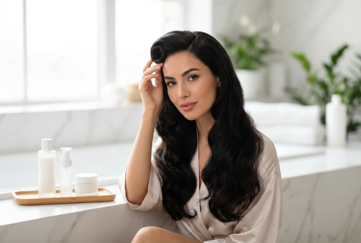 Coiffures des années 50 pour cheveux longs : boucles, victory rolls et chignons élégants