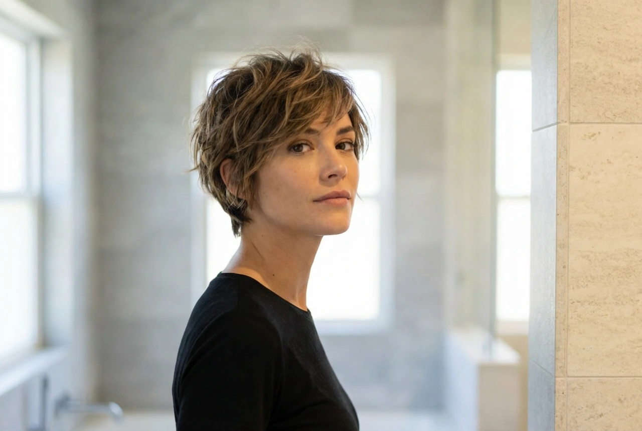 Coupes courtes des années 70 : le shaggy pixie, texture et volume