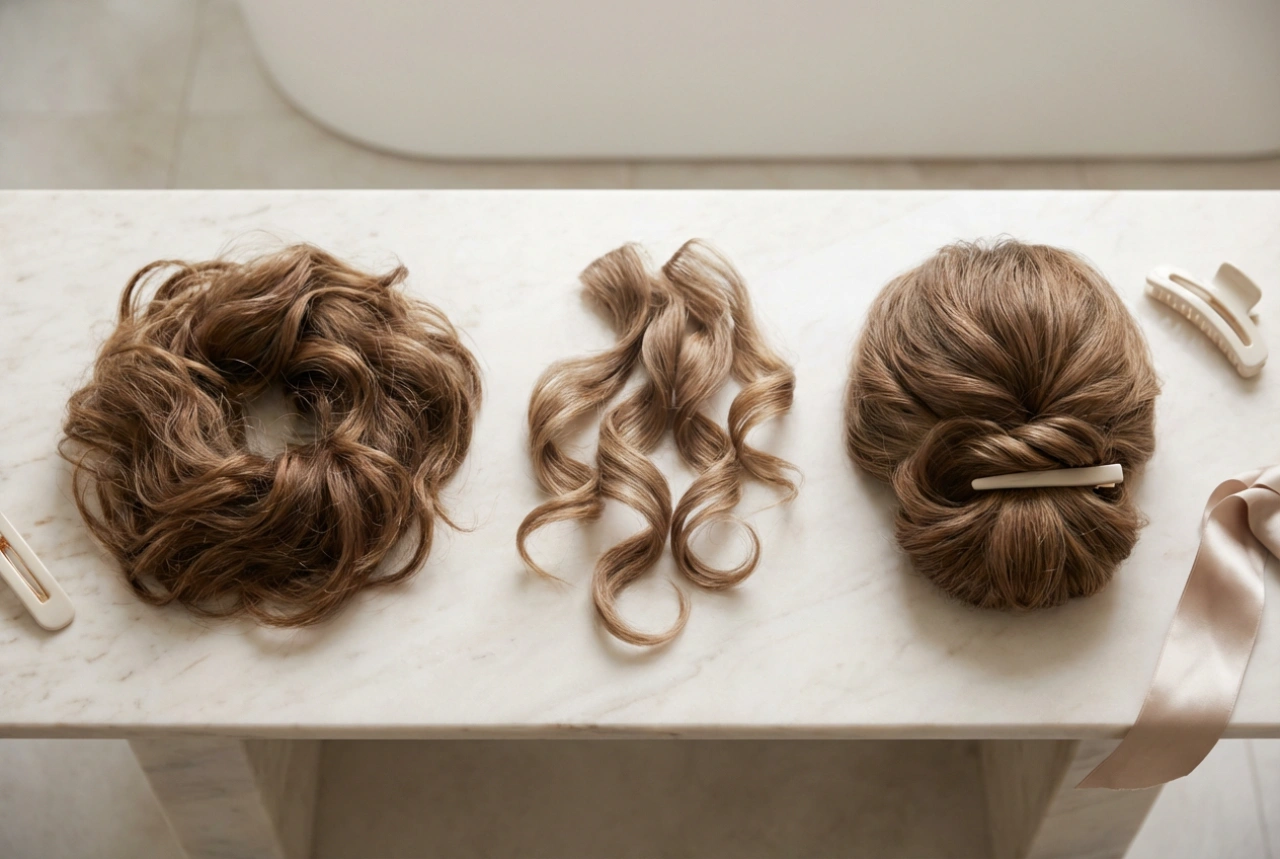 Coiffures pour cheveux mi-longs : boucles, ondulations et chignons