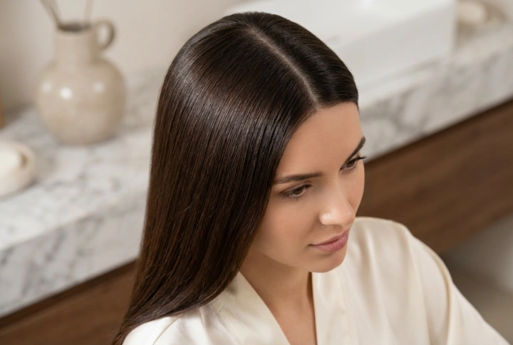 L'art de la raie de cheveux : au milieu, sur le côté et en zigzag sans frisottis
