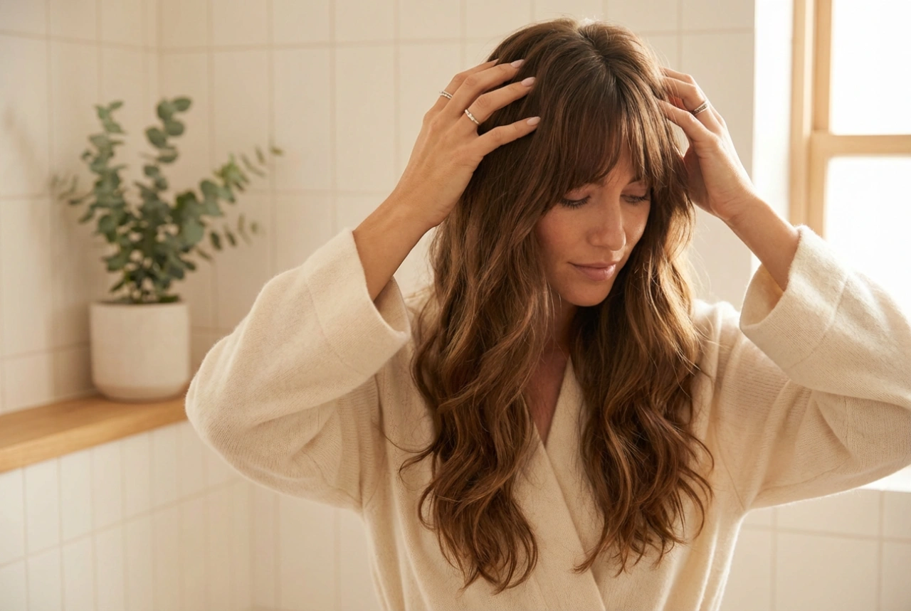 La frange avec des cheveux longs : comment l'intégrer et la coiffer au quotidien