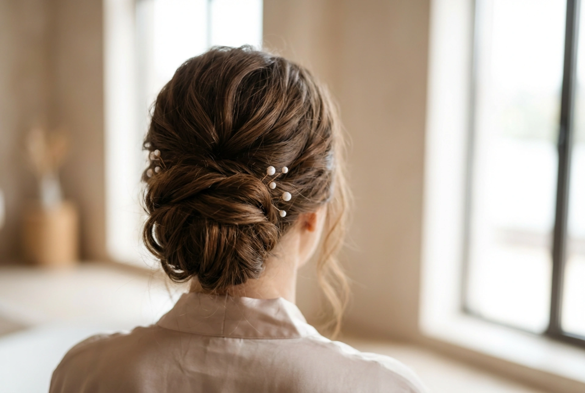 Comment coiffer ses cheveux pour un mariage à la maison : chignons simples et ondulations