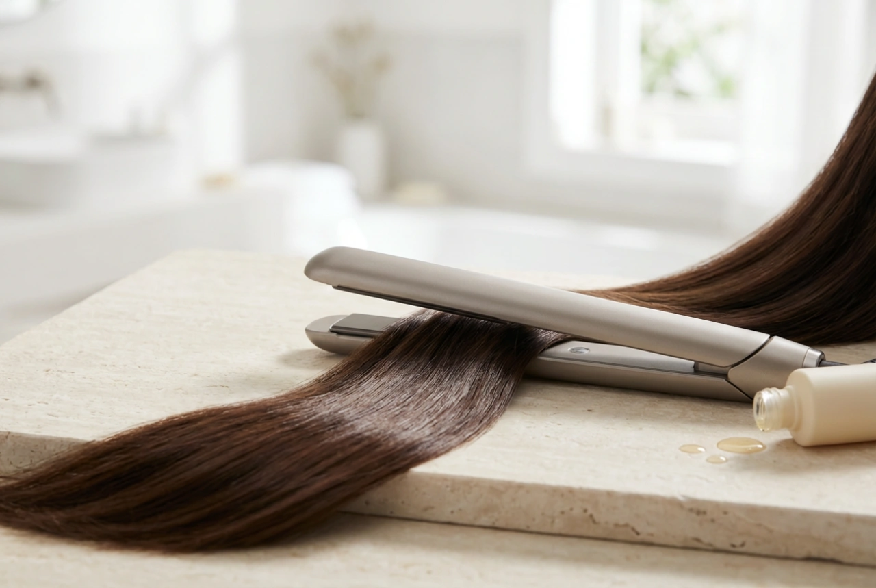 Lisseurs de cheveux : plaques, températures et comment obtenir des mèches lisses et brillantes