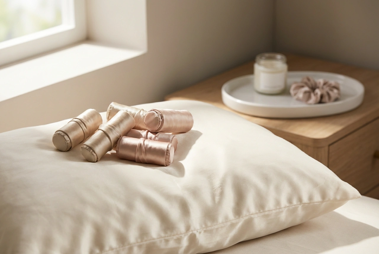 Bigoudis en soie : comment les choisir et les poser pour la nuit