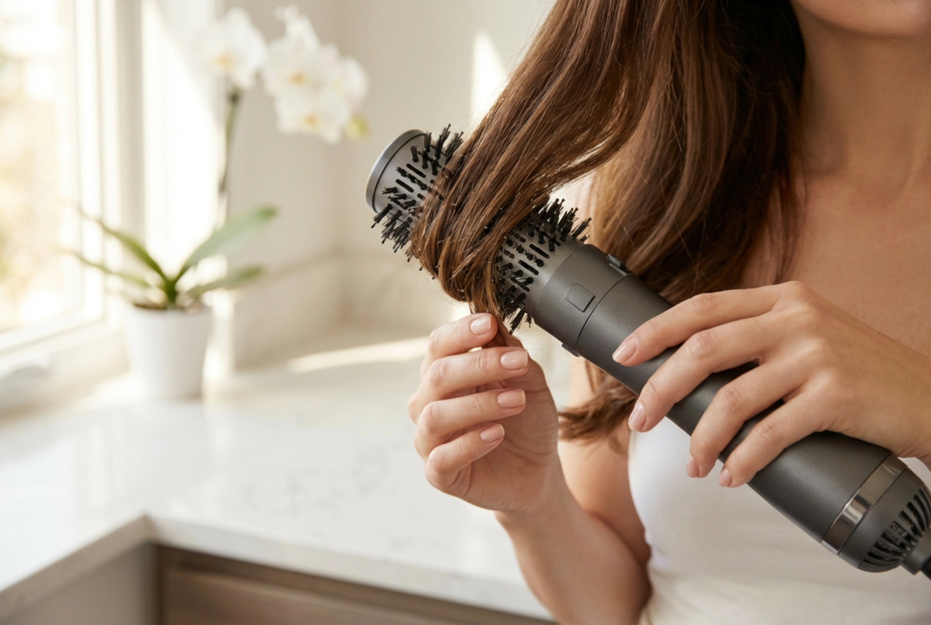 Brosse soufflante rotative : coiffage et mise en forme étape par étape