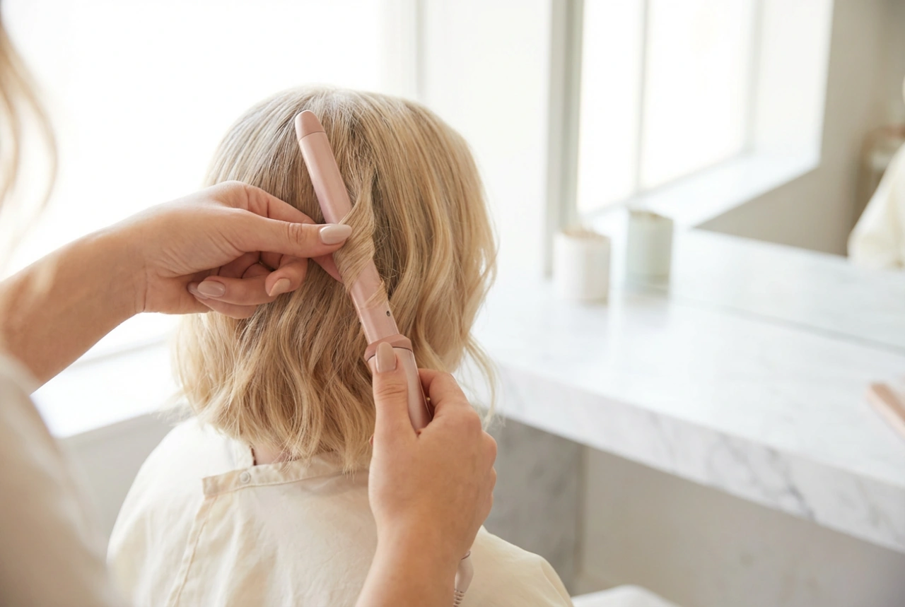 Fers à boucler pour cheveux courts : diamètres, astuces et fixation des boucles