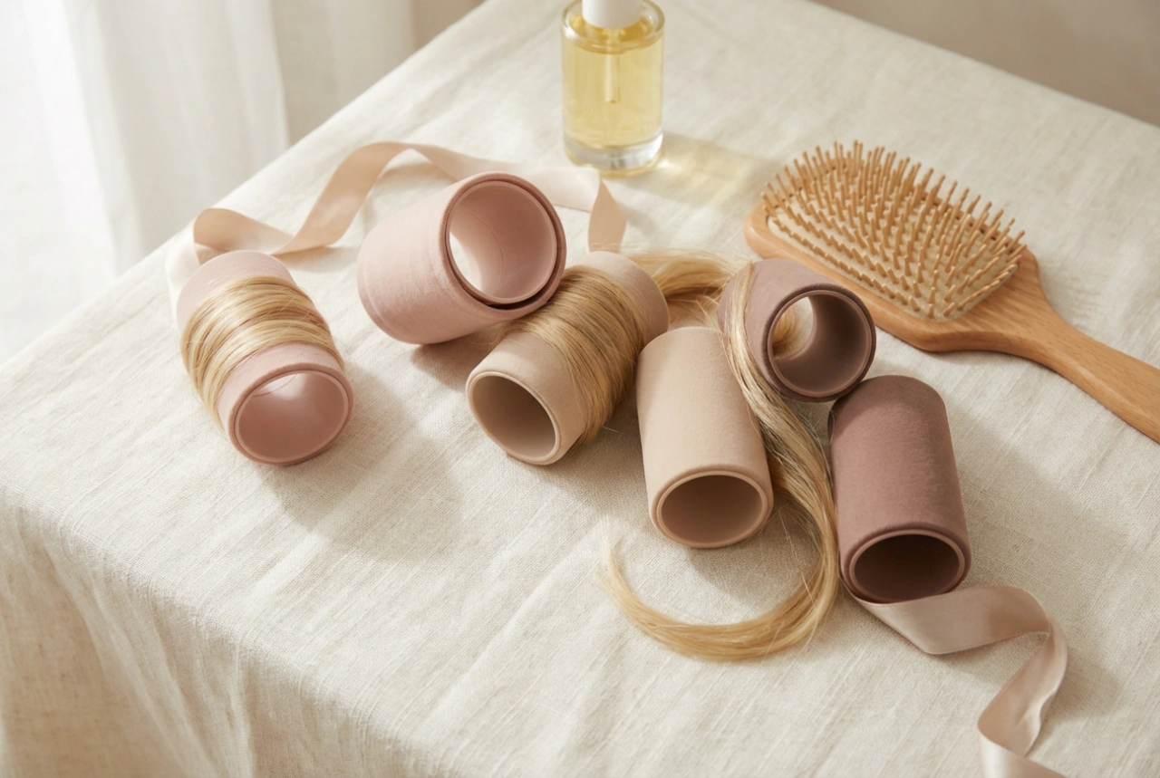 Gros rouleaux pour cheveux : volume à la racine et ondulations souples