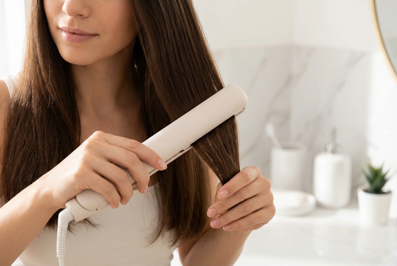 Lisseur à cheveux avec ionisation : des mèches lisses sans frisottis
