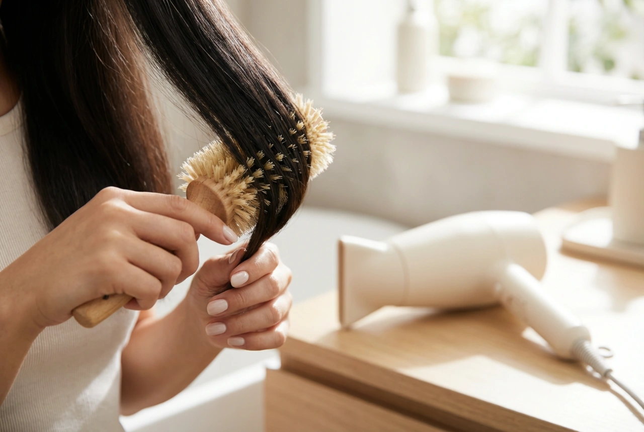 Sèche-cheveux de coiffage : concentrateurs, brosses et techniques de séchage