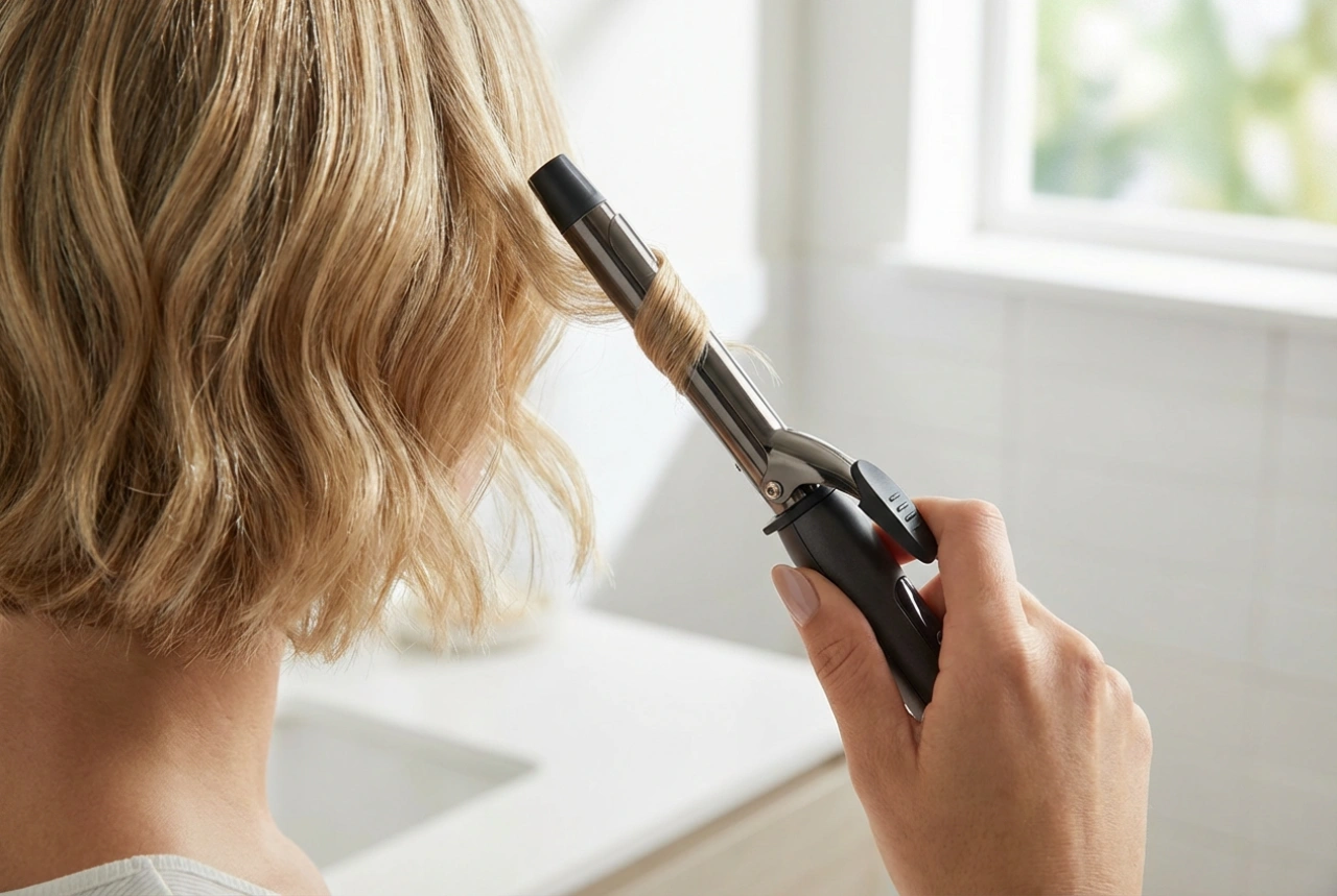Mini fer à boucler pour cheveux courts : des ondulations fines en quelques minutes