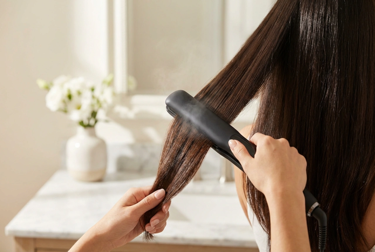 Lisseur à vapeur : lissage en douceur et protection des pointes